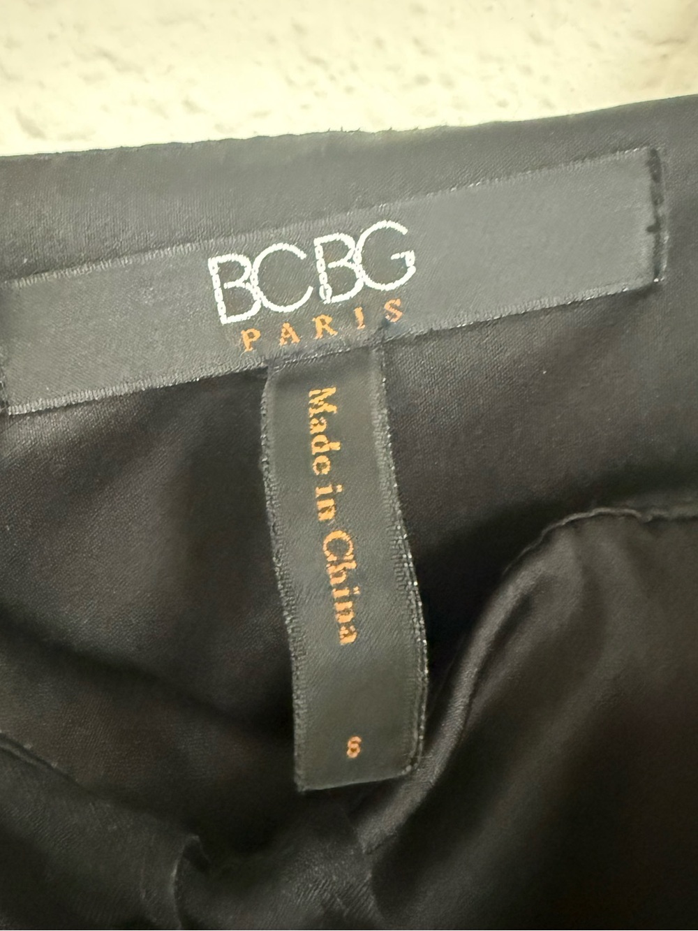 Y2K BCBG Paris Bubble Hem Little Black Dress Feminine Evening Wear Party - Picture 6 of 7